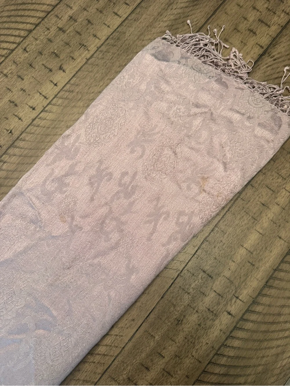 MIX NOUVEAU Large Fringe End Wrap / Scarf, Pashmina Wool and Silk